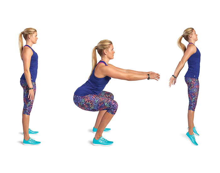 Squat jacks -Best-Lower-Body-Workouts Squat jacks -Best-Lower-Body-Workouts